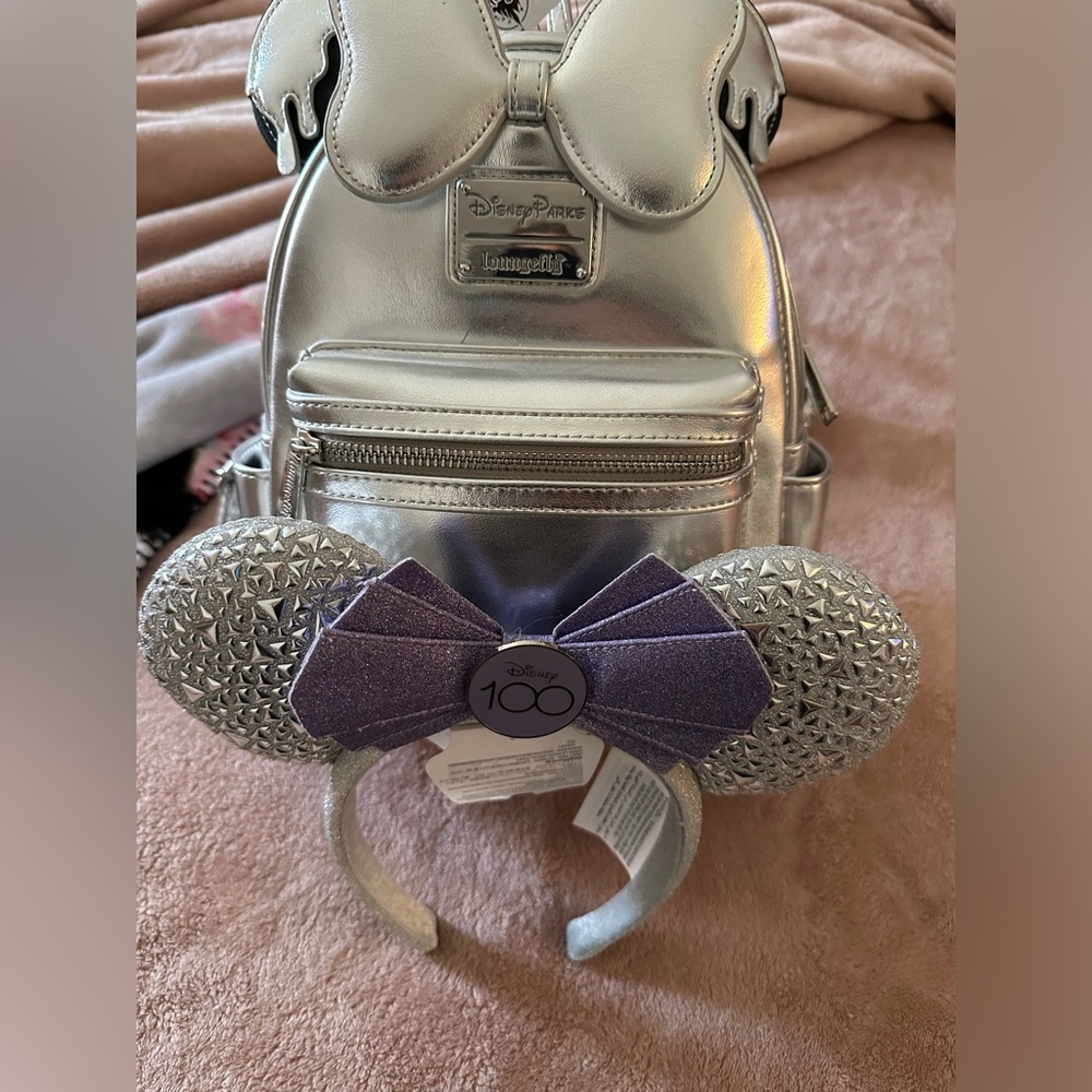 Disney 100 year backpack and matching ears